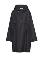 Printed Nylon Raincoat