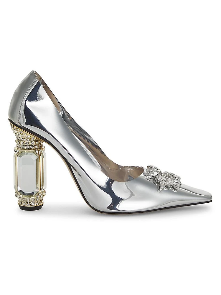 Cruise Control Aurum 100MM Crystal-Embellished Pumps