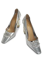 Cruise Control Aurum 100MM Crystal-Embellished Pumps