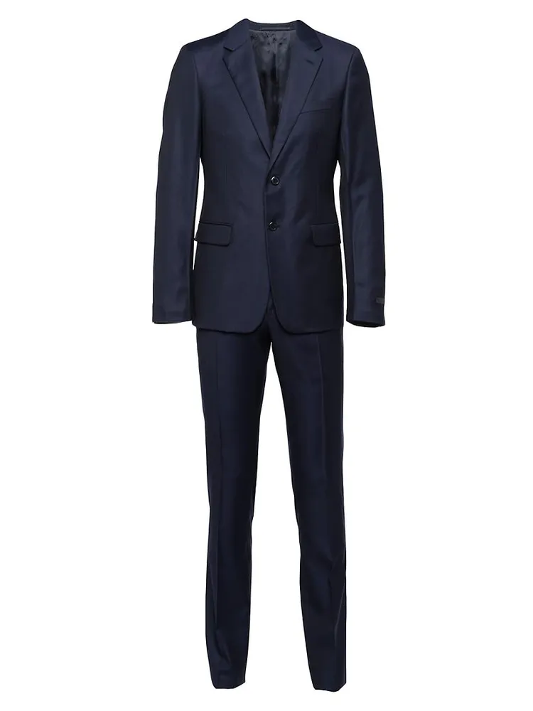 Single-Breasted Wool Suit