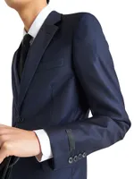 Single-Breasted Wool Suit