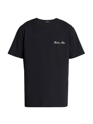 Logo-Embroidered Crewneck T-Shirt