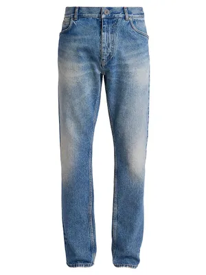 Faded Five-Pocket Jeans