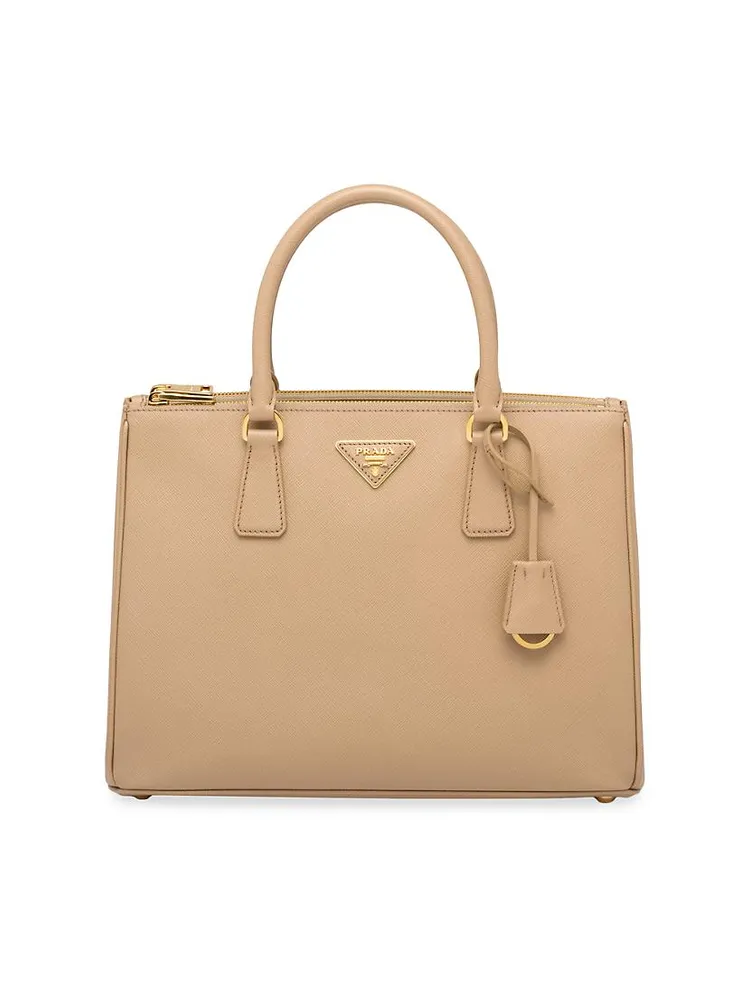 Large Galleria Saffiano Leather Top Handle Bag