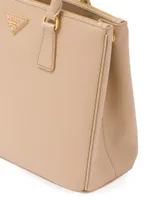 Large Galleria Saffiano Leather Top Handle Bag