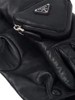 Nappa Leather Gloves With Pouch