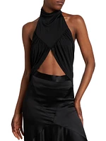 Draped Crop Top