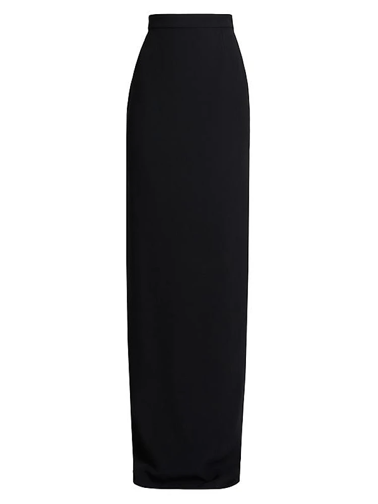 Cady Floor-Length Skirt