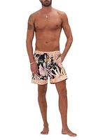 Mid-Length Printed Boardshorts