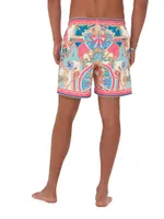 Mid-Length Printed Boardshorts