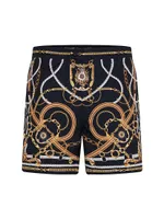 Tailored Abstract Swim Shorts