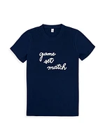 'Game, Set, Match' Crewneck T-Shirt