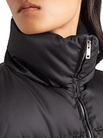 Re-Nylon Cropped Down Jacket