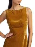 Brisbane Velvet Slip Minidress