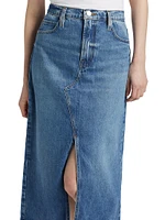 The Midaxi Denim Skirt