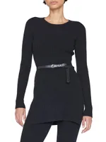 Ribbed Cashmere-Blend Tunic