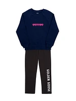 Little Girl's & Girl's On The Court Sweatshirt