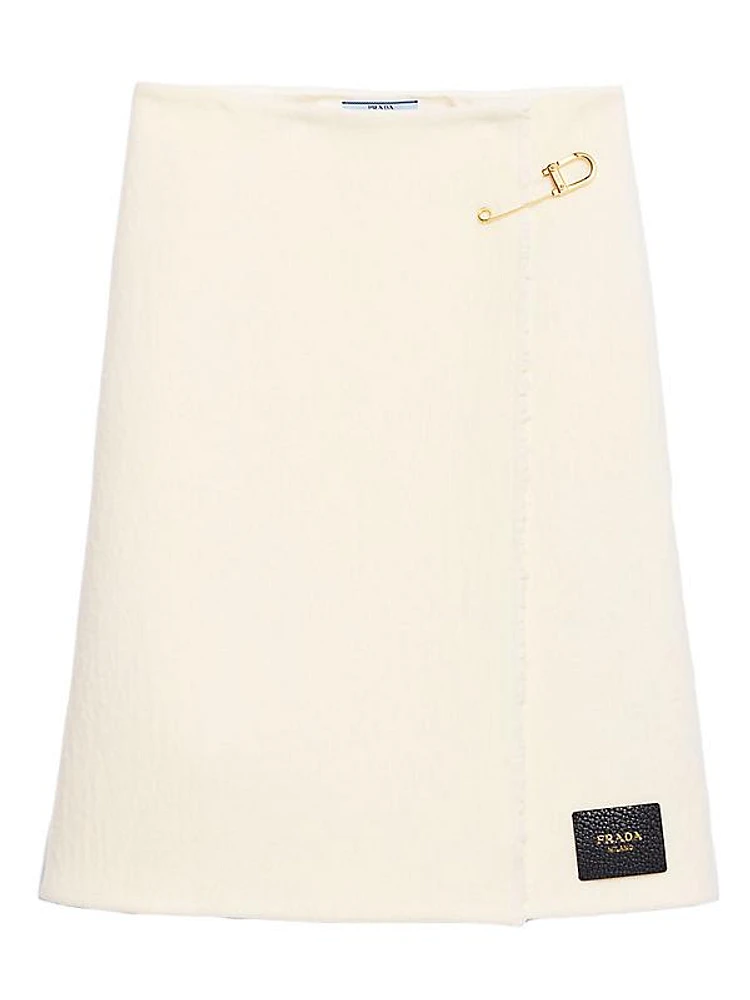 Twill Midi Skirt