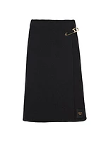 Twill Midi Skirt