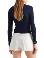 Silk Crew-Neck Sweater