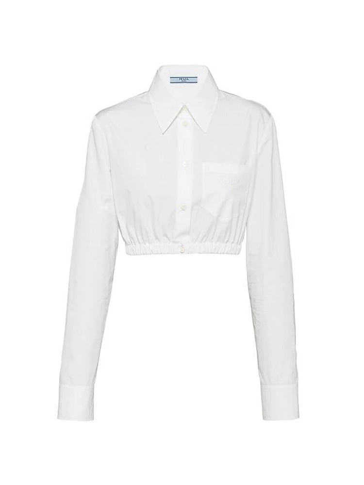 Embroidered Poplin Shirt