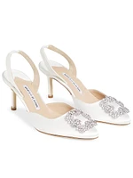 Hangisli 70MM Satin Slingback Pumps