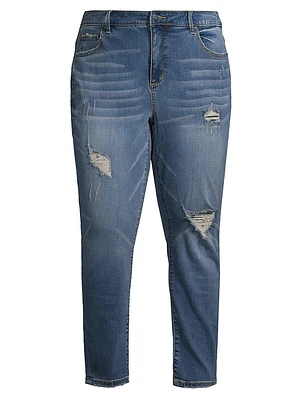 Ariah High-Rise Ankle Jeans