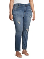 Ariah High-Rise Ankle Jeans