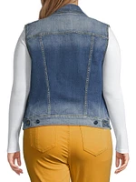 Stretch Denim Vest