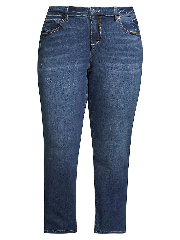 Kennedi Mid-Rise Boyfriend Jeans