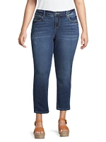 Kennedi Mid-Rise Boyfriend Jeans