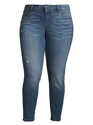 Hazel Mid-Rise Skinny Jeans