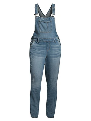 Naomi Straight-Leg Denim Overalls