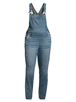 Naomi Straight-Leg Denim Overalls