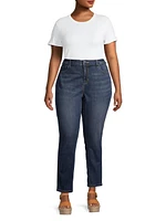 Flora High-Rise Ankle Jeans