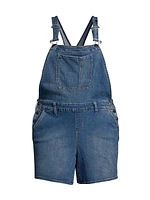 Short Denim Overalls