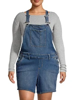 Short Denim Overalls