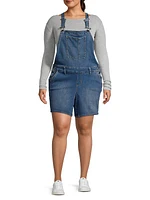 Short Denim Overalls