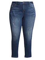 Linda Mid-Rise Boyfriend Jeans