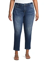 Linda Mid-Rise Boyfriend Jeans