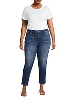 Linda Mid-Rise Boyfriend Jeans