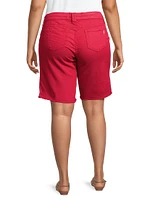 Mid-Rise Bermuda Shorts