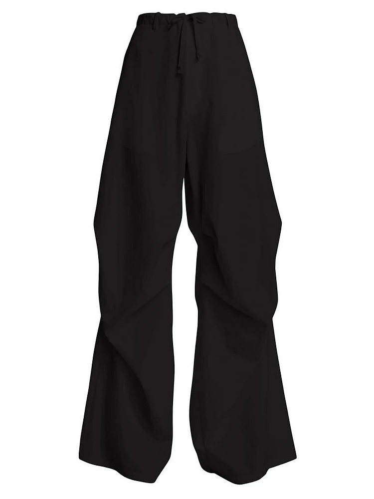 Twill Draped Pants