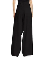 Twill Draped Pants