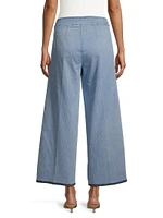 Alex Denim Wide-Leg Pants