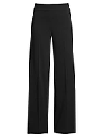 Flavia Crepe Wide-Leg Pants