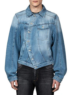 Denim Wrap Jacket