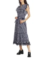 Sofie Cotton Floral Maxi Dress