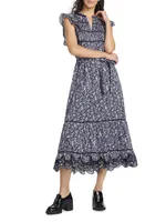 Sofie Cotton Floral Maxi Dress