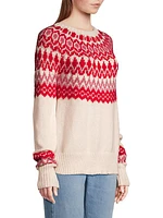 Fair Isle-Inspired Wool-Blend Crewneck Sweater